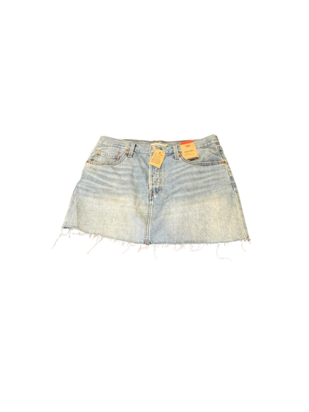 Women's Levi's Icon Denim Mini Skirt Size 32 Blue
